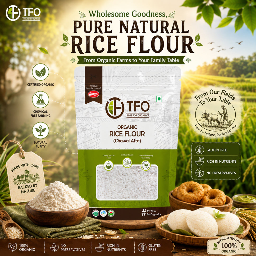 Organic Rice Flour (Chawal Atta)