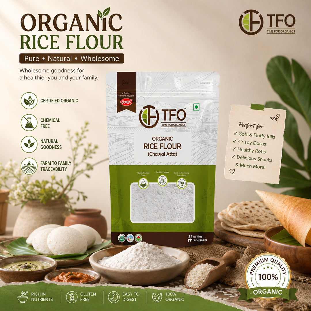 Organic Rice Flour (Chawal Atta)