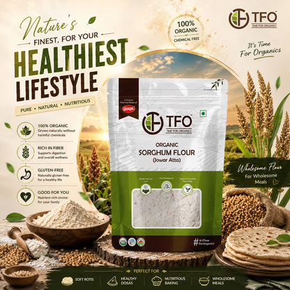 Organic Sorghum Flour (Jowar Atta)