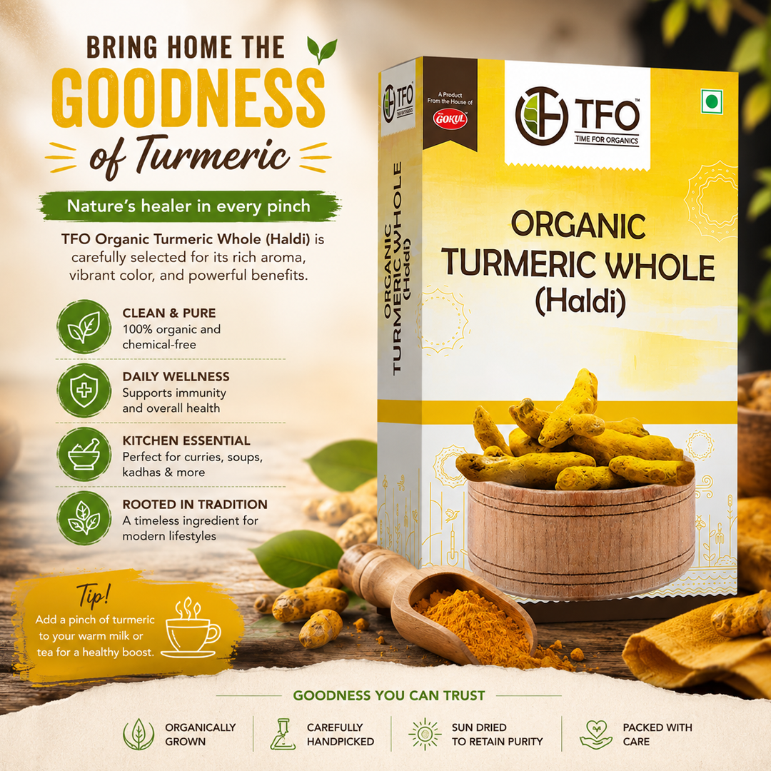 Organic Turmeric Whole (Haldi)