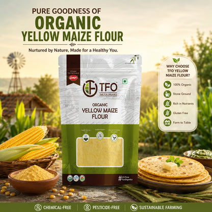 Organic Yellow Maize Flour