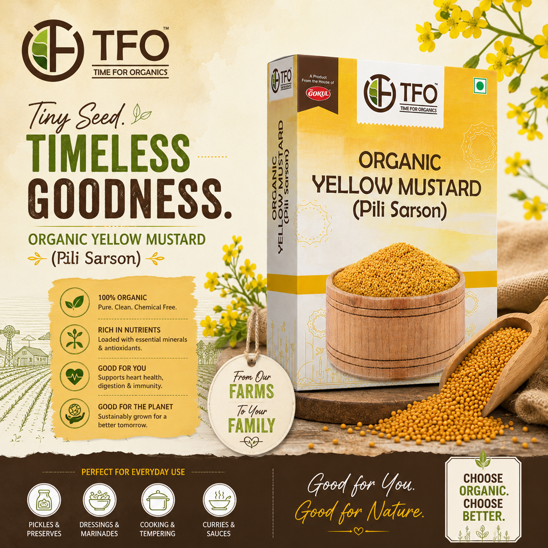 Organic Yellow Mustard (pili Sarson)