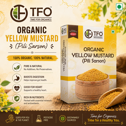 Organic Yellow Mustard (pili Sarson)